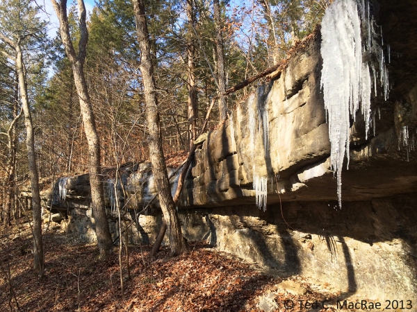  Ted MacRae Yesterday ·  Rock, ice, and sunlight converge along the bluff tops